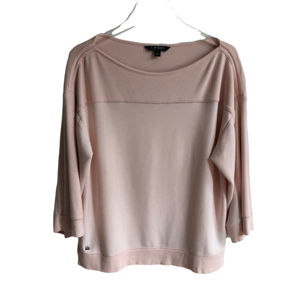 Lauren Ralph Lauren Peach Pink Pullover Large - Picture 8 of 13
